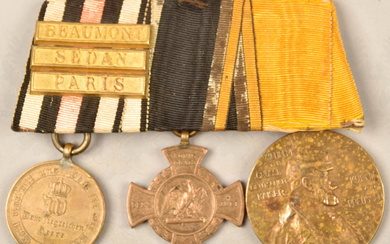Medal clasp of a Unification war veteran with 3 awards
