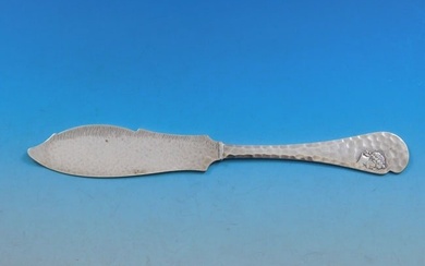 Medallion by Wood & Hughes Sterling Silver Fish Knife FH AS Hand Hammered 7 5/8"