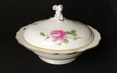 Meissen - Tureen - Porcelain, roses - Bowl/soup pot - diameter 26 cm -2. Wahl