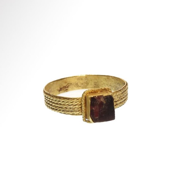 Merovingian Gold and garnet Ring