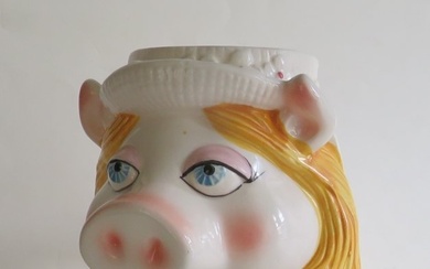 Miss Piggy Ceramic Mug, Sigma Tastesetter, James Henson Muppets 1970s