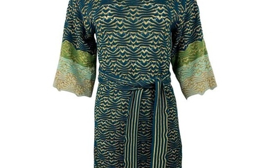 Missoni Multi Color Knit Mini Dress w/ Belt