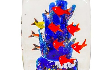 Murano Art Glass Aquarium Sculpture