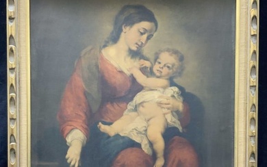 Murillo Madonna & Child Serigraph