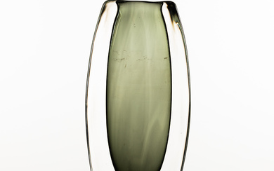 NILS LANDBERG. A glass vase, no 3538/7, signed, Orrefors.