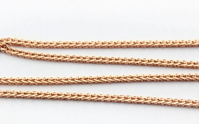 No Reserve Price - 18 kt. Pink gold - Chain