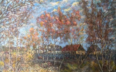 Oil painting Warm evening Shapoval Ivan Leontyevich