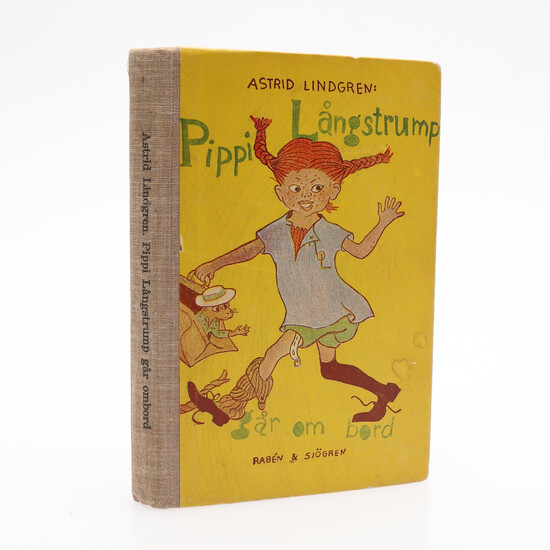 PIPPI LONG STOCK GOES ON BOARD IN THE FIRST EDITION 1946.