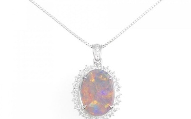 PT Black Opal Necklace 5.19CT
