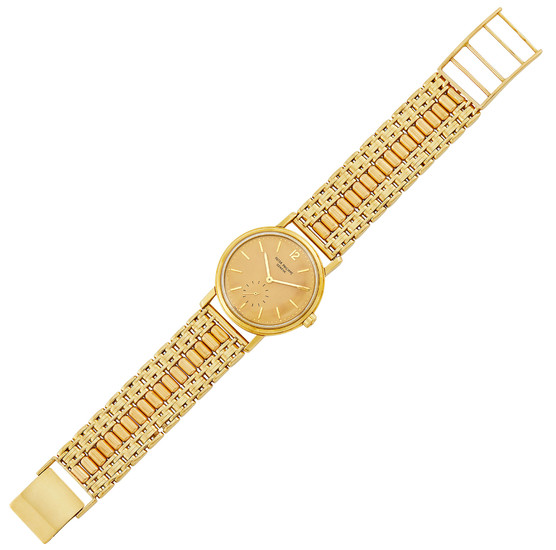 Patek Philippe, Gentleman's Two-Color Gold Wristwatch, Ref. 3435