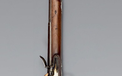 Petite carabine de vénerie à silex, canon allemand de pistolet à rouet (Puffer, saxon) en...