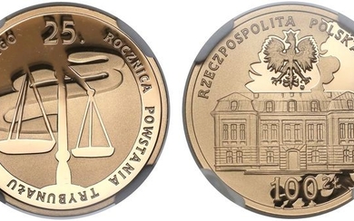 Poland - 100 Złotych 2010 "Trybunał Konstytucyjny" in NGC Slab (RR)- Gold