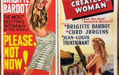 [Posters]. Anonymous (20th cent.). "..and God created woman". "Please not...