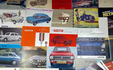 Quantity of Austin Sales Brochures Offered without reserve