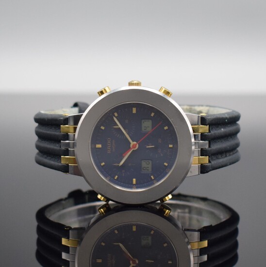 RADO gents wristwatch with chronograph series Diastar, Switzerland...