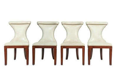 Ralph Lauren Designer Modern Dining Chairs 4pc SET