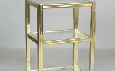 Regal/Side table in the style of Romeo Rega, 1970s.