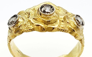 Ring - Yellow gold Diamond