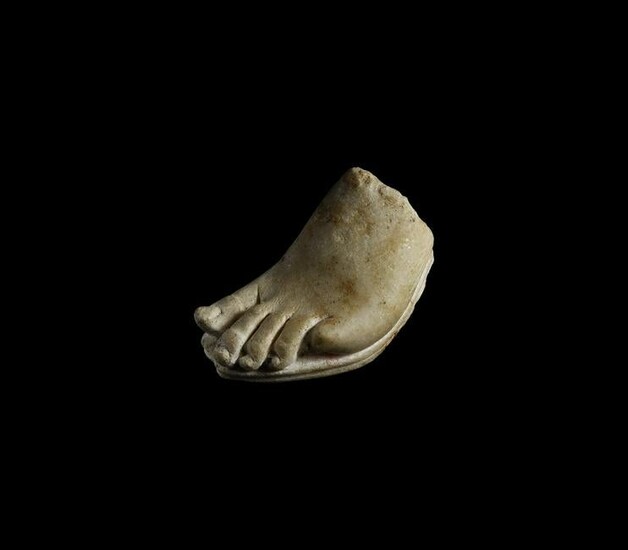 Roman Marble Statue Foot