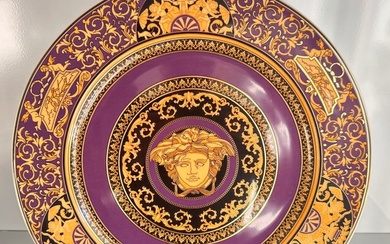 Rosenthal - Versace - Plate - Wandteller Medusa - Marine Platzteller - 30 cm - Porcelain