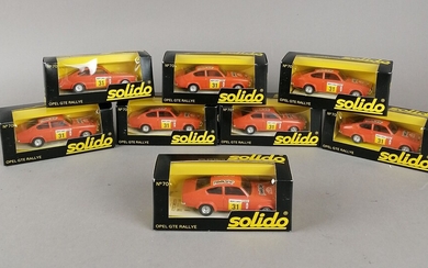 SOLIDO - 18 Opel GTE Rallye n°70, échelle 1/43 dans leurs boites d'origines