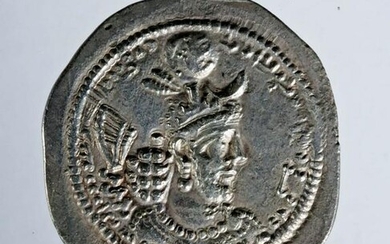 Sasanian Yazdgird Silver Drachm - 4.2 grams