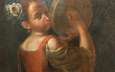 Scuola italiana del XVII-XVIII secolo - Ritratto di fanciulla