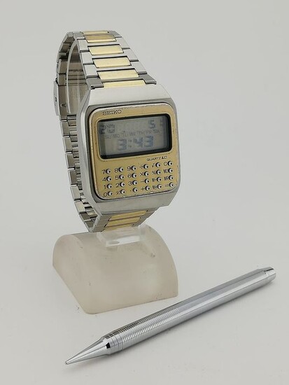 Seiko - Vintage Digital Calculator Watch with pen - C153-5007 - Men -  1970-1979 at auction | LOT-ART