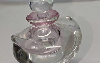Signed Emil R Studio Art Glass Perfume Bottle