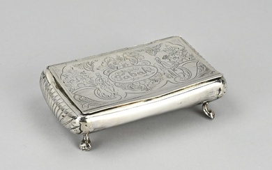 Silver tobacco box