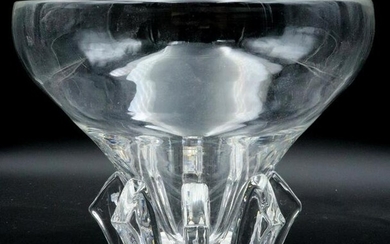Steuben Crystal Footed Vase