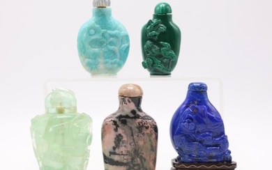 Stone Carved Snuff Bottles