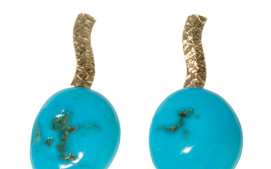 TOUS earrings with turquoise