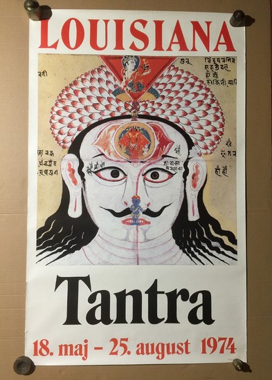 Tantra, Louisiana. Exhibition poster, 1974. Offset in colours. Sheet size 100×62 cm. Unframed.