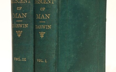 The Descent of Man, and Selection in Relation to Sex. 2 volumes.