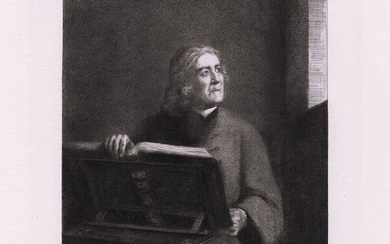 Thomas Gainsborough The Parish Clerk 1874 etching