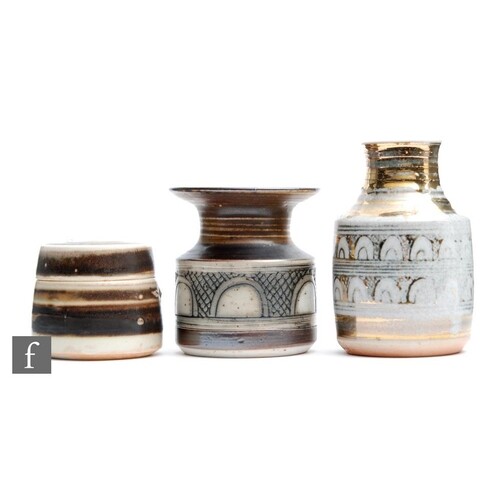 Three later 20th Century Mary Rich studio pottery pieces com...