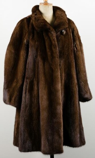 Three-quarter mink coat