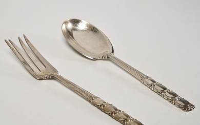 Tiffany & Co. sterling 'Tomato' serving utensils