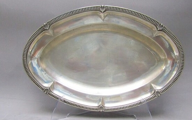 Tray - Silver, Law 916 - 885 gr. - Dionisio García - Spain - Early 20th century