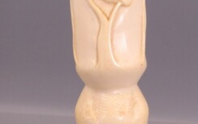 Tribe's Head - Old African Ivory Carving