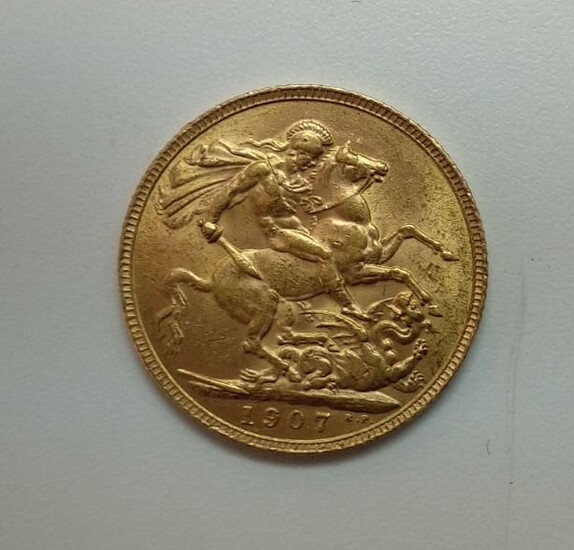United Kingdom - Sovereign 1907 - Edward VII- Gold