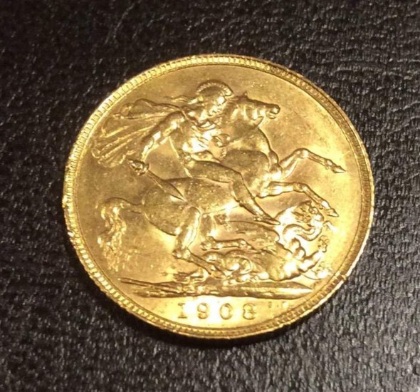 United Kingdom - Sovereign 1908 - Gold