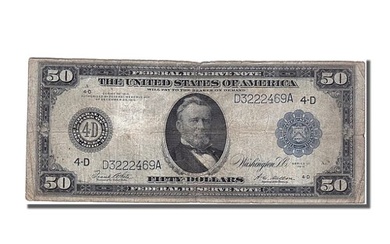 United States, Fifty Dollars, Grant, VF(20-25)