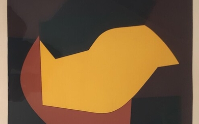 SOLD. Victor Vasarely: Hargita. Signed Vasarely. Serigraph on paper. Visible size 61.5 x 47 cm. Frame size 67.5 x 53 cm. – Bruun Rasmussen Auctioneers of Fine Art