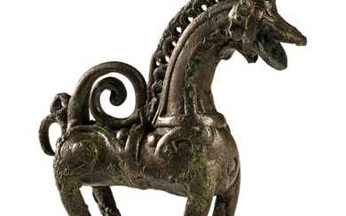 Viking Age Bronze 'Great Beast' Horse Figure