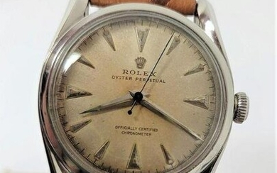 Vintage ROLEX OYSTER PERPETUAL Bubble Back Automatic Bombay Watch c1948 Ref.5018