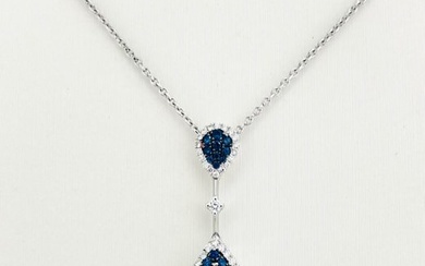 giorgio visconti - Necklace with pendant White gold Sapphire