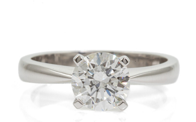 1.50ct Diamond Solitaire Ring GIA G IF