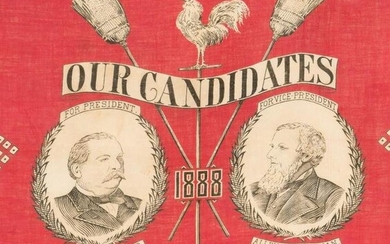 1888 Cleveland Presidential Election Bandana